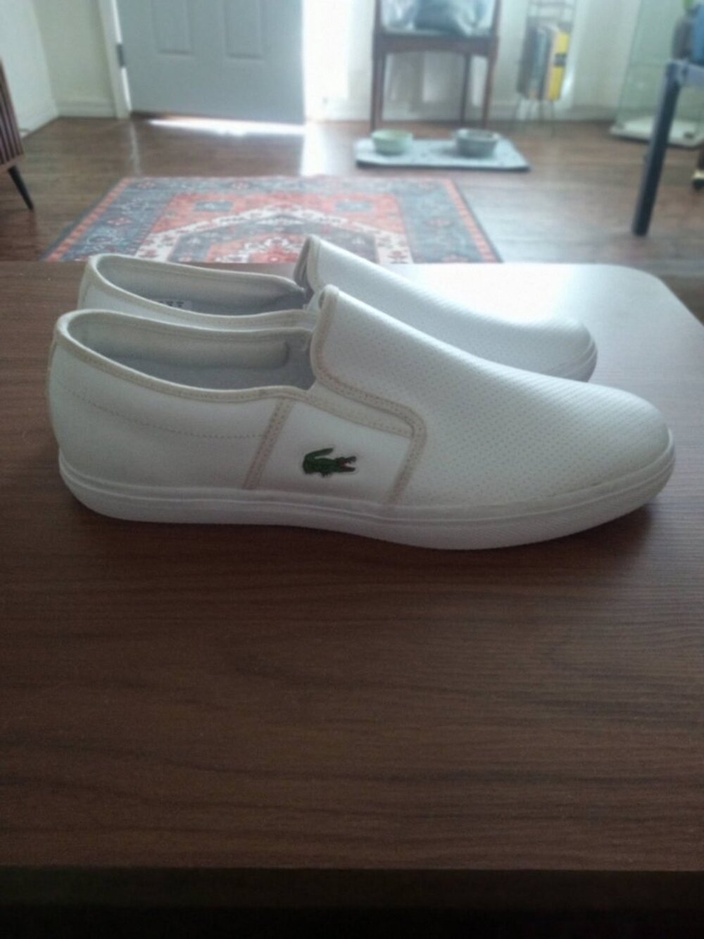 Lacoste Leather Ortholite Slip Men's Size 12M
